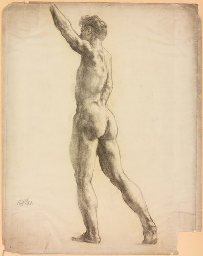 En studie av en manlig figur av Derwent Lees