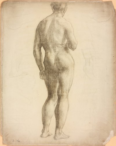 En studie av en manlig figur av Derwent Lees