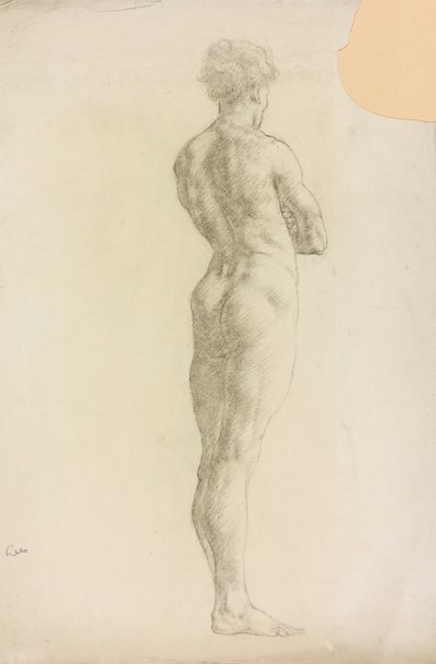 En studie av en manlig figur av Derwent Lees