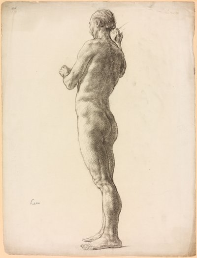 En studie av en manlig figur av Derwent Lees
