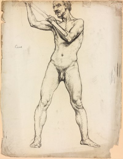 En studie av en manlig figur av Derwent Lees