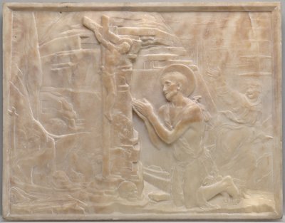 Saint Hieronymus i öknen av Desiderio da Settignano