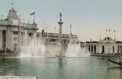 Neptunus fontän, Trans-Mississippi Exposition, 1898 av Detroit Photographic Co.