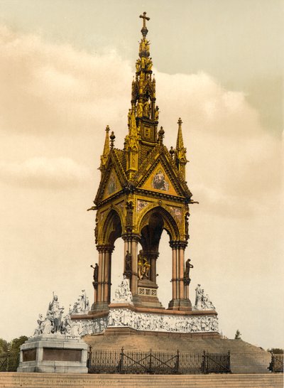 Albert Memorial, London, ca 1890-1900 av Detroit Publishing Co.