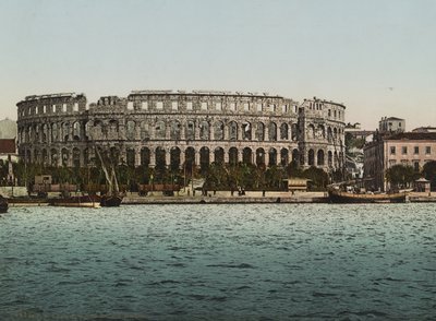 Arena del Mare, Pola, ca 1900 (fotomekaniskt tryck) av Detroit Publishing Co.