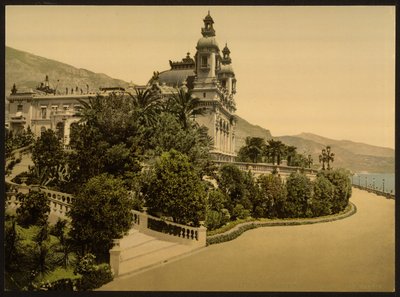 Kasinoingång, Monte Carlo, Riviera, Monaco av Detroit Publishing Co.