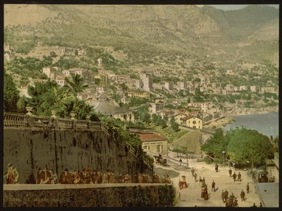 Allmän vy, Monte Carlo, Rivieran, Monaco av Detroit Publishing Co.