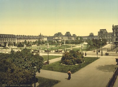 Louvren, Paris, ca 1890-1900 av Detroit Publishing Co.