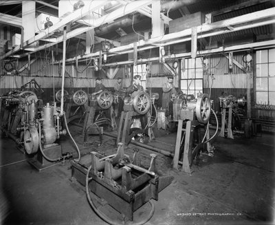 Testrummet, Leland & Faulconer Manufacturing Company, Detroit av Detroit Publishing Co.