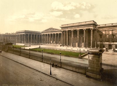 British Museum, London, ca 1890-1900 (fotokrom) av Detroit Publishing Co.