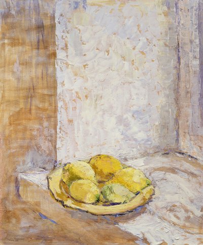 Citroner på fönsterbrädan, 1993 (tavla) av Diana Schofield