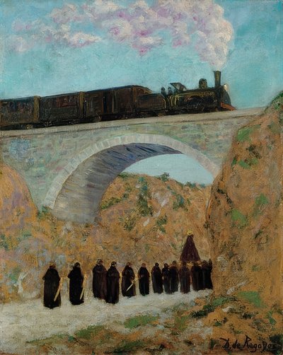 Långfredag ​​i Kastilien (Vendredi Saint en Castille). 1904 av Diario or Dario de Regoyos y Valdes