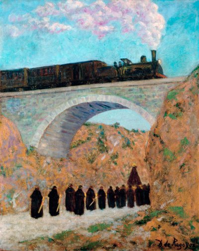 Långfredagen i Kastilien, 1904 av Diario or Dario de Regoyos y Valdes