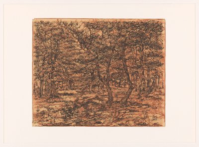 skogslandskap av Dick Ket (signed by artist)