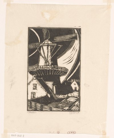 Molen (originaltitel på objekt) av Dick Ket (signed by artist)