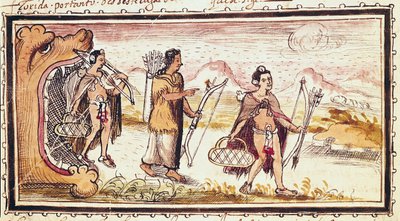 Jakten, 1579 av Diego Duran