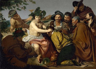 Bacchus triumf (chromolitho) av Diego Rodriguez de Silva y (after) Velazquez