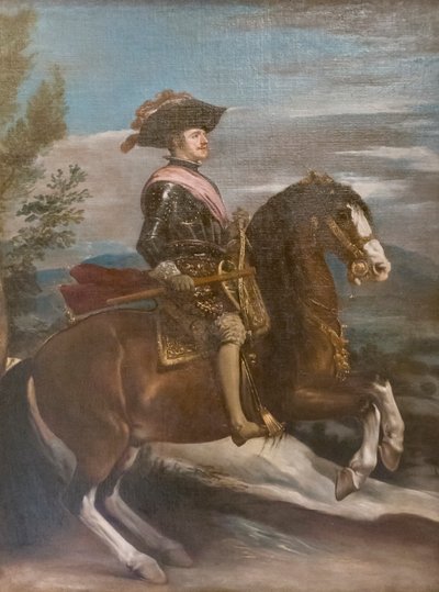 Ryttarporträtt av Filip IV av Diego Velázquez