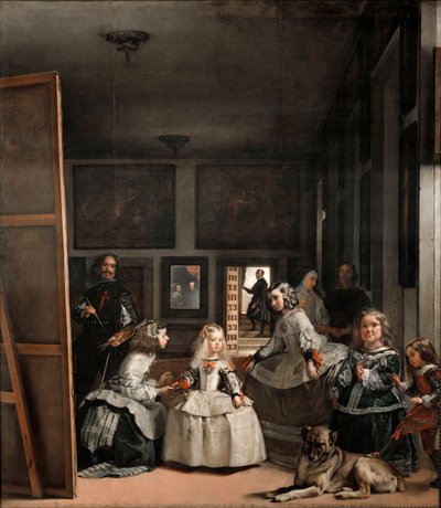 Las Meninas eller The Family of Philip IV, c 1656 (olja på duk) av Diego Velázquez