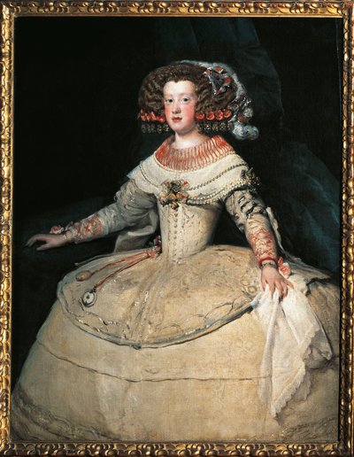 Porträtt av Infanta Maria Theresa av Spanien av Diego Velázquez