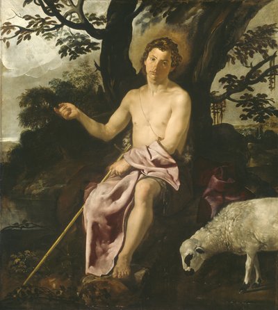 Johannes döparen i vildmarken, ca 1622 av Diego Velázquez