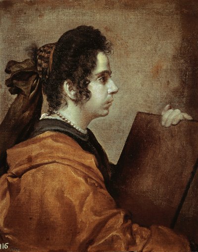 Sibilla (Juana Pacheco), ca 1632 (olja på duk) av Diego Rodriguez de Silva y Velazquez