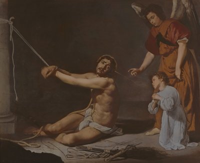Kristus efter flagellationen som den kristna själen övervägde, c.1628-9 av Diego Velázquez