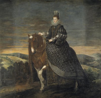 Ridsporträtt av Margarita av Österrike av Diego Velázquez