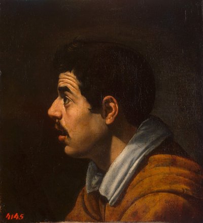 Chef för en man i profil, c. 1616-1617 av Diego Velázquez