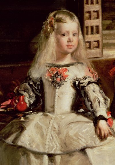 Las Meninas eller Filip IV:s familj, ca 1656 (detalj) av Diego Velázquez