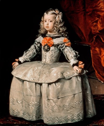 Porträtt av Infanta Margarita (1651-73) fem år gammal, 1656 av Diego Velázquez