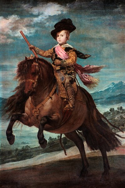 Prins Baltasar Carlos till häst, 1635-36. av Diego Velázquez