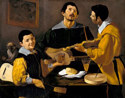 De tre musikerna, ca 1616 av Diego Velázquez