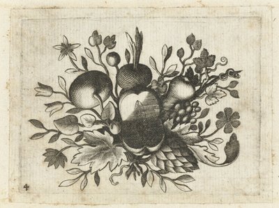 Festoen van Vrutten Liten fruktbok användbar för resor (serietitel) av Dietrich Krüger (attributed to)