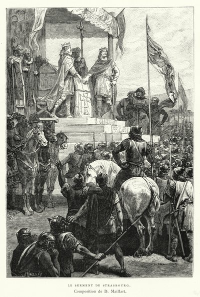 Strasbourg-eden (gravyr) av Diogene Ulysse Napoleon Maillart