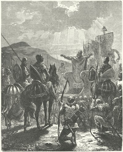 Påven Innocentius III predikar det albigensiska korståget av Diogene Ulysse Napoleon Maillart