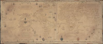 Världskartans propaganda, 1529 av Diogo Ribeiro