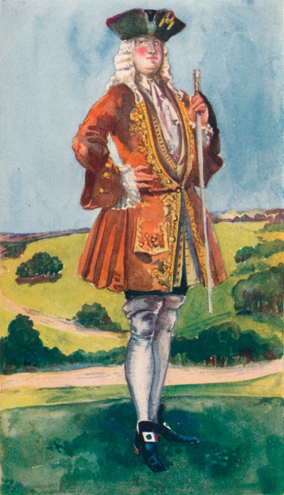 En man från George I:s tid, 1907 av Dion Clayton Calthrop