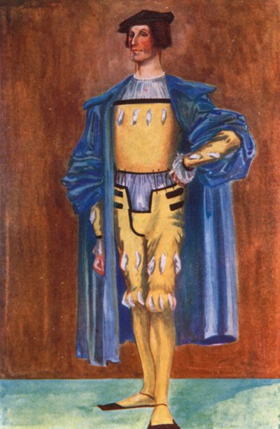 En man från Henrik VIII:s tid 1509-1547 av Dion Clayton Calthrop
