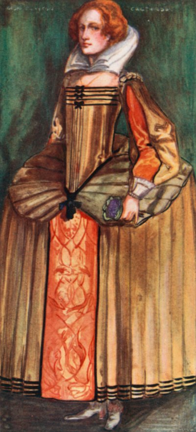 En kvinde fra Elizabeths tid 1558-1603 av Dion Clayton Calthrop