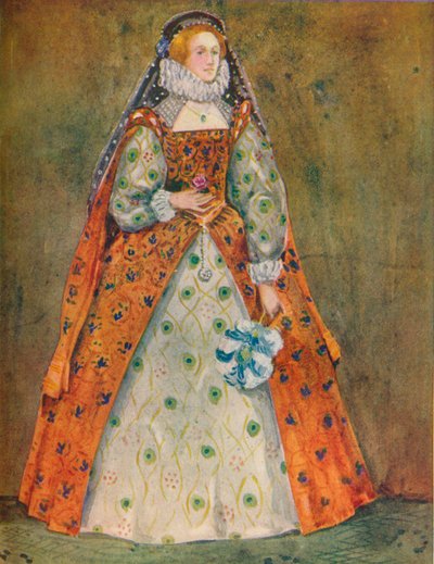 A Woman of the Time of Elizabeth, 1907 av Dion Clayton Calthrop