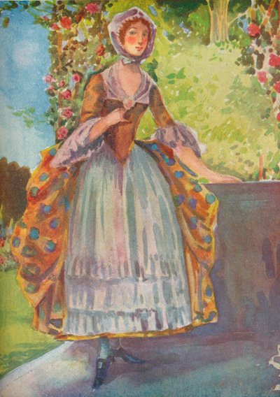 "A Woman of the Time of George II", 1907 av Dion Clayton Calthrop