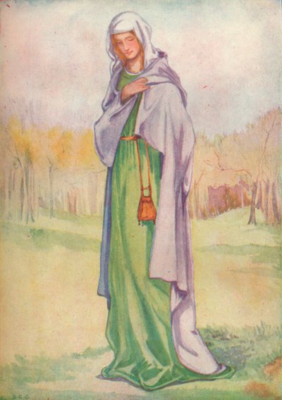 "A Woman of the Time of Henry III", 1907 av Dion Clayton Calthrop