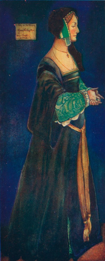 En kvinna från Henrik VIII:s tid, 1907. av Dion Clayton Calthrop