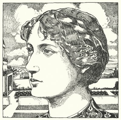 Den gode tanten (gravyr) av Dion Clayton Calthrop