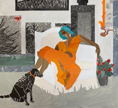 Är det dags för en promenad Collage av Dione Verulam