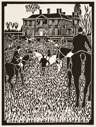 Årets månader: December, 2012 (linoleumsnitt) av Dione Verulam