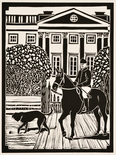 Årets månader: November, 2012 (linoleumsnitt) av Dione Verulam