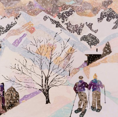 Walking to Lunch, 2015 (collage) av Dione Verulam