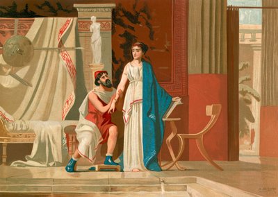 Aspasia och Perikles av Dionisio Baixeras Verdaguer